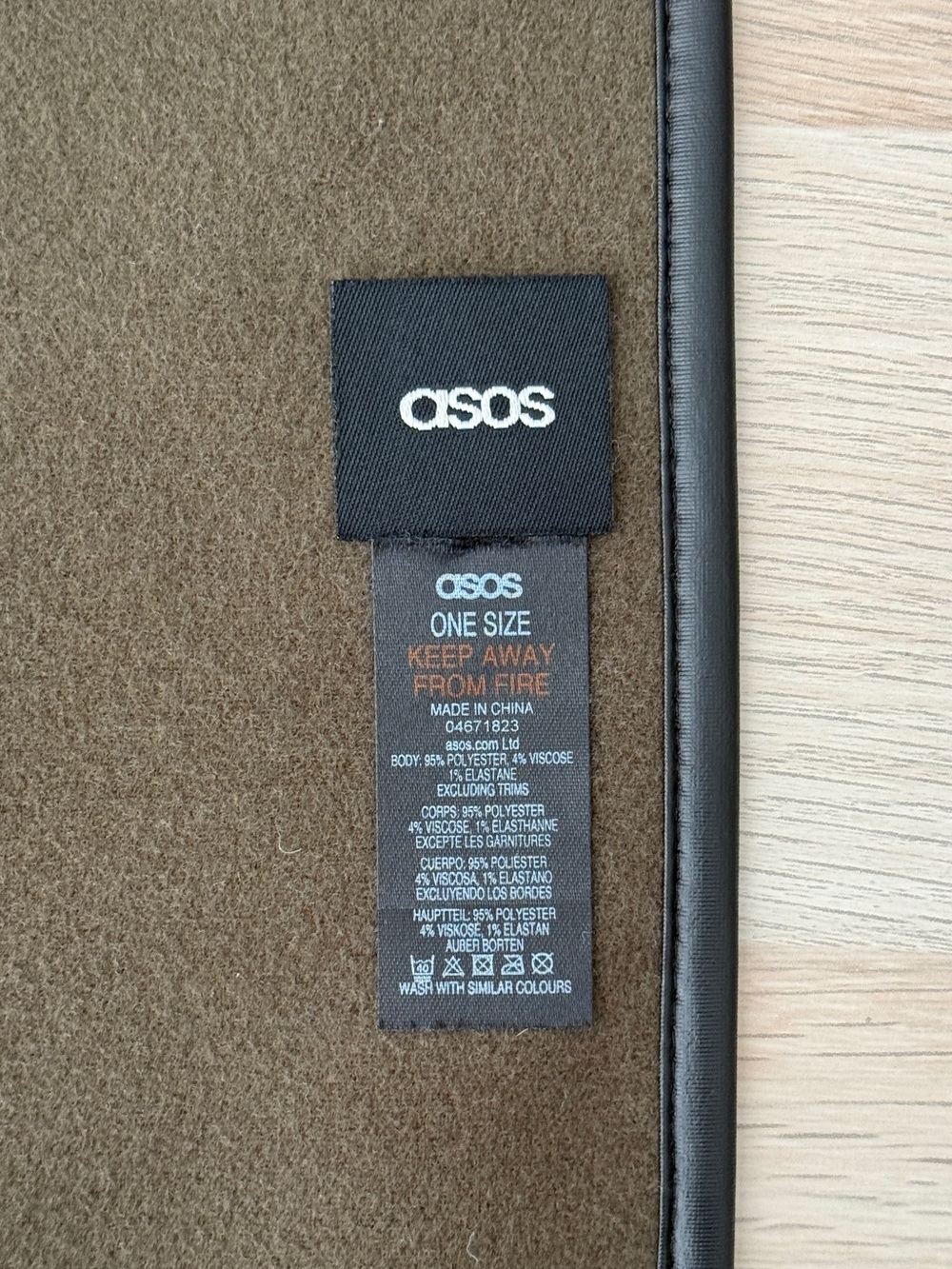 ASOS Color Block Fall Autumn Cape - Picture 5 of 8